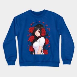 Rose Girl Crewneck Sweatshirt